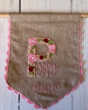 Hand Embroidered Floral Monograms